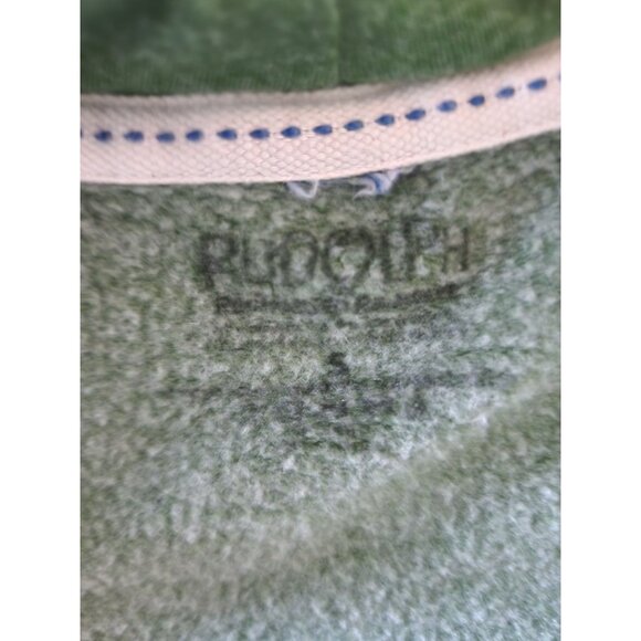 Clarices Cookie Doe Shoppe Green Womens Zip-Up Hooded Jacket Small Rudolph - Picture 7 of 9